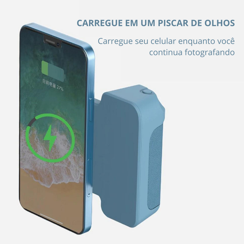 SnapMag - Suporte Magnético Fotográfico com Carregamento Sem Fio 3 em 1