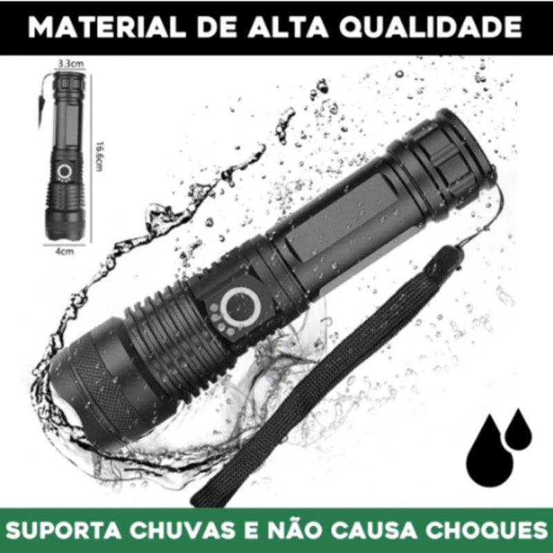 Lanterna Tática Militar Ultra T9 - Últimas Unidades 🔥